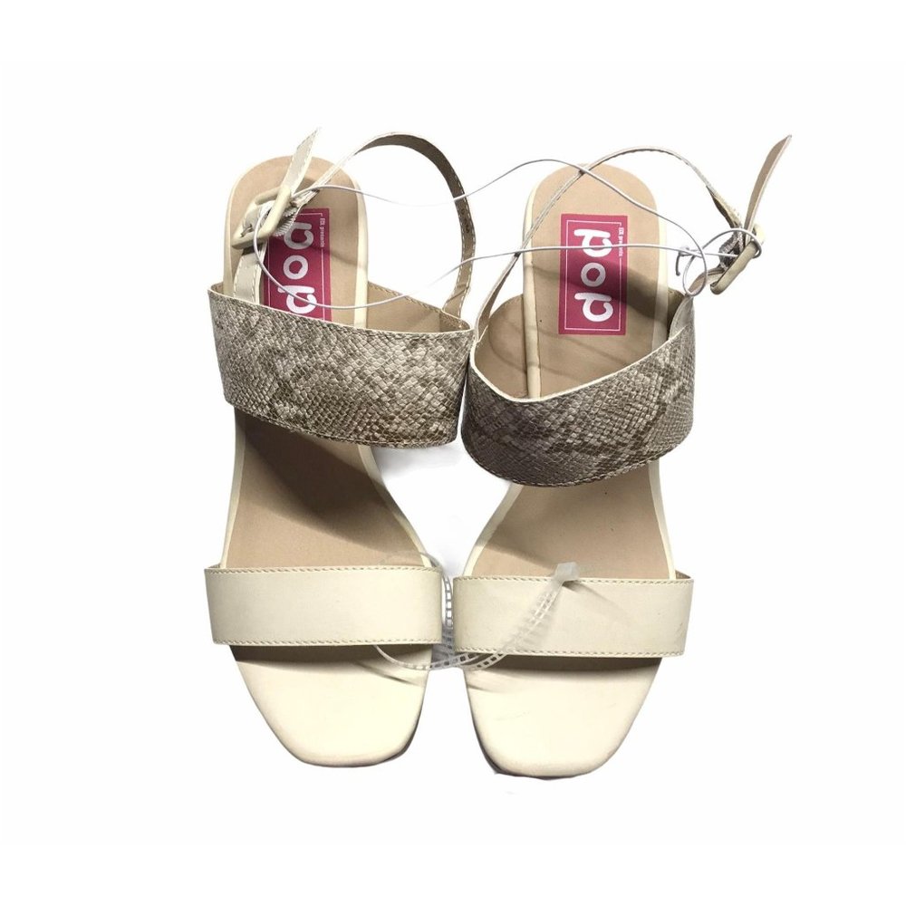 Pop Complete Wedge Sandals snake beige 9.5 vegan - Picture 5 of 8